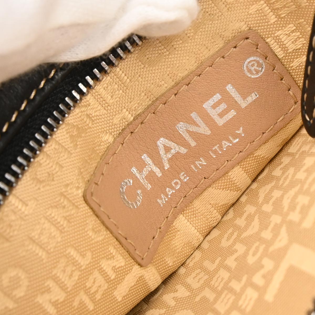 Chanel 2005-2006 Black Calfskin Wild Stitch Handbag