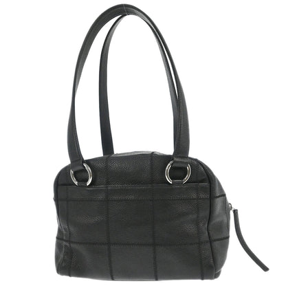 Chanel 2005-2006 Black Caviar Skin Choco Bar Handbag