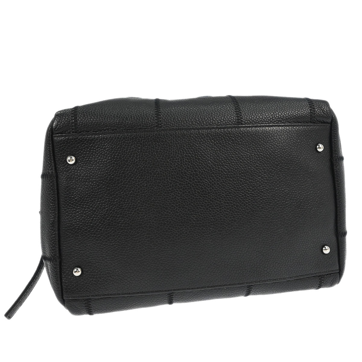 Chanel 2005-2006 Black Caviar Skin Choco Bar Handbag