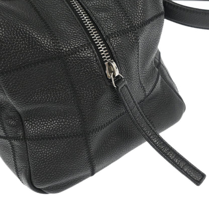 Chanel 2005-2006 Black Caviar Skin Choco Bar Handbag