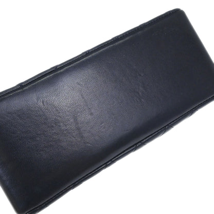 Chanel 1994-1996 Navy Lambskin Paris Chain Shoulder Tote Bag