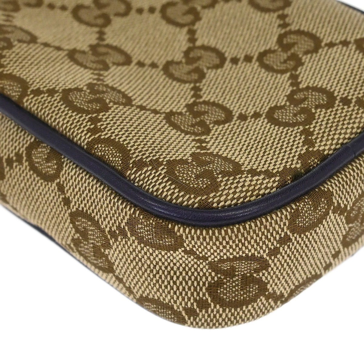 Gucci Beige Canvas GG Cigarette Case Pouch