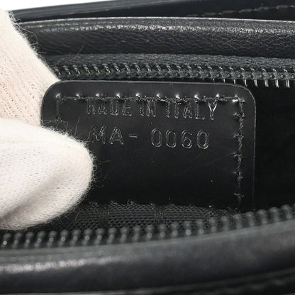 Christian Dior Black Brown Fur Lady Dior Handbag