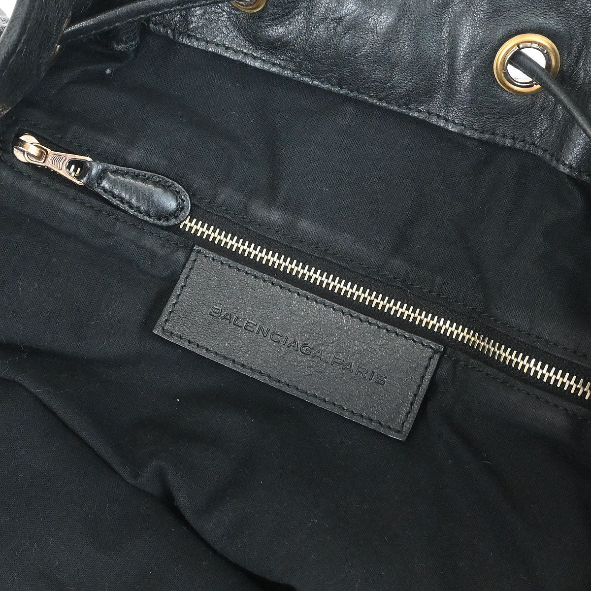 Balenciaga Black Pompon 2way Shoulder Handbag