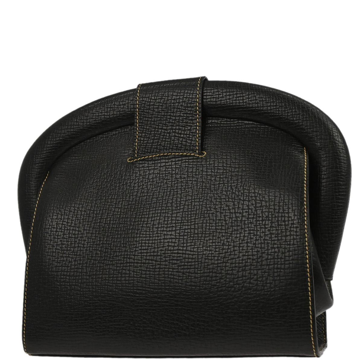 Loewe Black Leather Clutch Bag