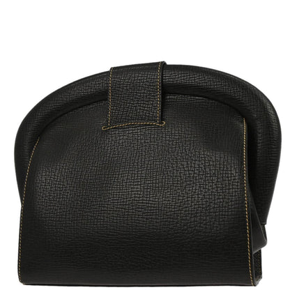 Loewe Black Leather Clutch Bag