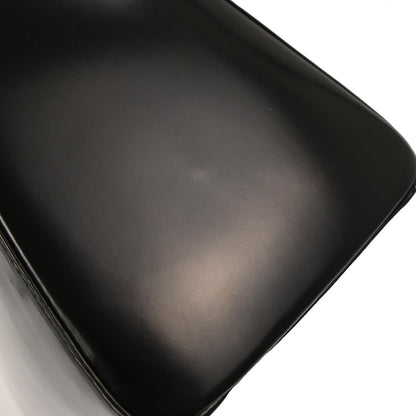 Christian Dior Black Patent Leather Medium Lady Dior Shoulder Handbag