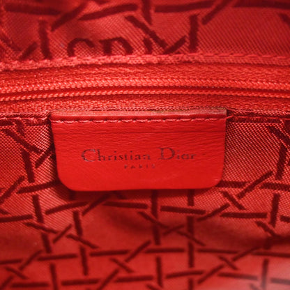 Christian Dior Black Patent Leather Medium Lady Dior Shoulder Handbag