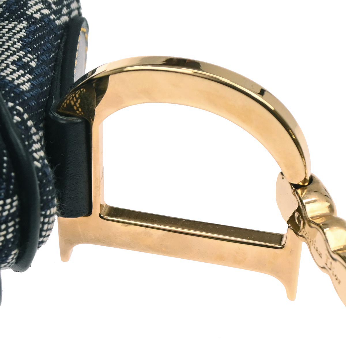 Christian Dior Navy Trotter Double Saddle Handbag