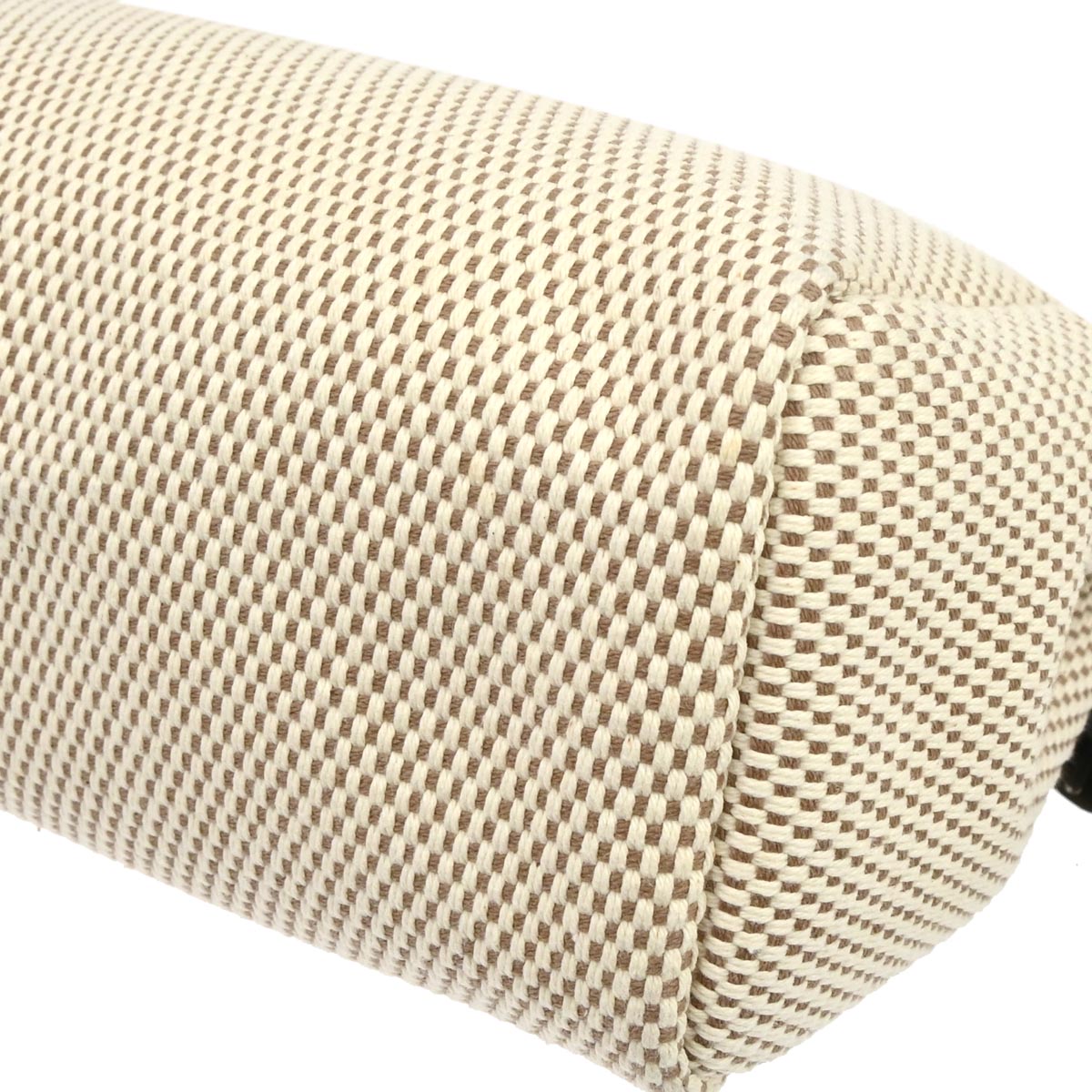 Hermes Black Beige Toile Officier GM Herbag PM 2 in 1 Shoulder Handbag