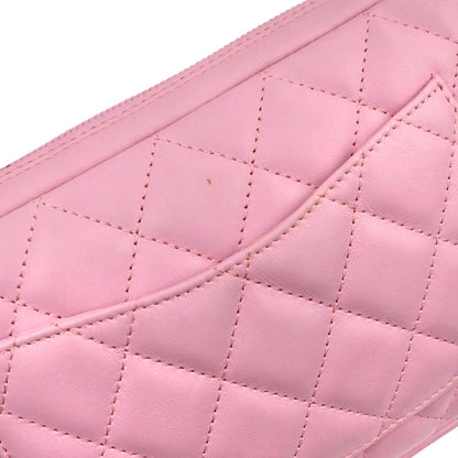 Chanel 2005-2006 Pink Calfskin Cambon Ligne Handbag