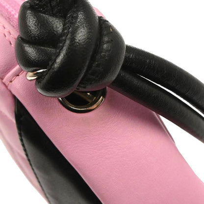 Chanel 2005-2006 Pink Calfskin Cambon Ligne Handbag