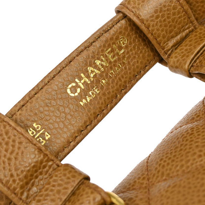 Chanel Brown Caviar Skin Waist Bum Bag #85/34
