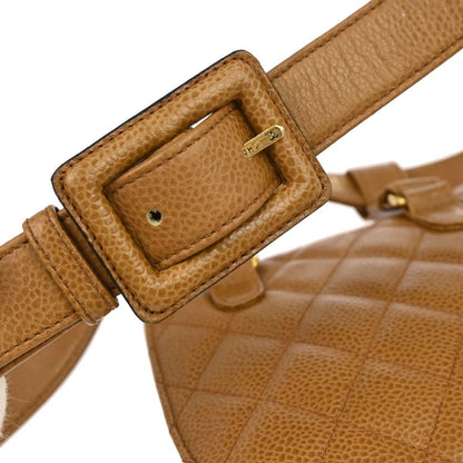 Chanel Brown Caviar Skin Waist Bum Bag #85/34