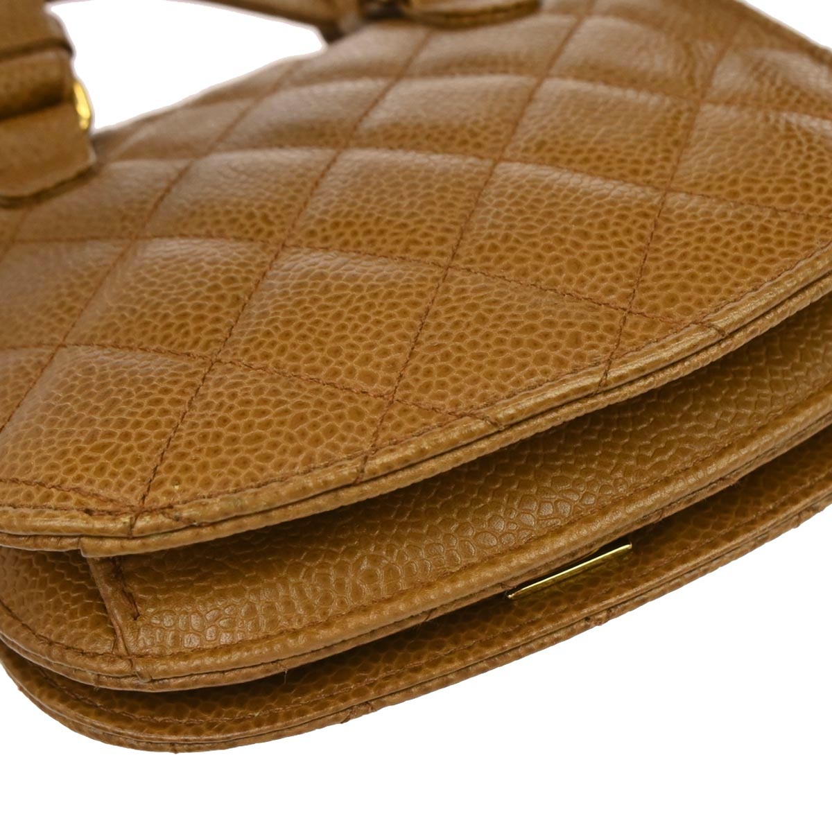 Chanel Brown Caviar Skin Waist Bum Bag #85/34