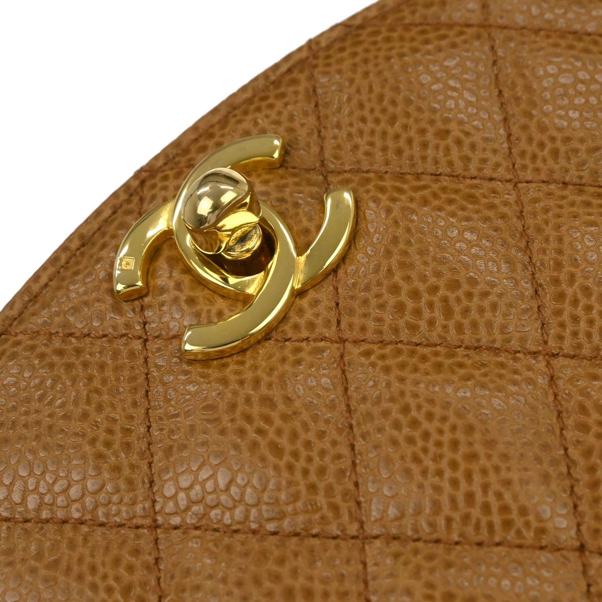 Chanel Brown Caviar Skin Waist Bum Bag #85/34