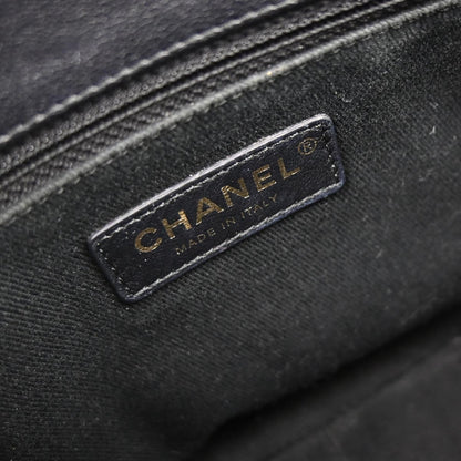 Chanel Black Calfskin Coco Curve 2way Shoulder Handbag