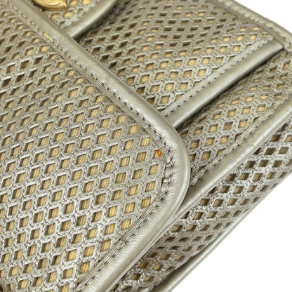 Chanel 2012-2013 Gold Perforated Calfskin French Riviera Shoulder Bag