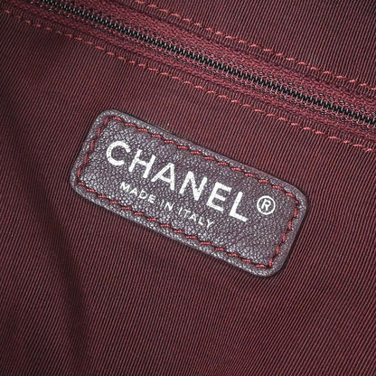 Chanel 2012-2013 Black Tweed Calfskin Coco Pleats Hobo Bag