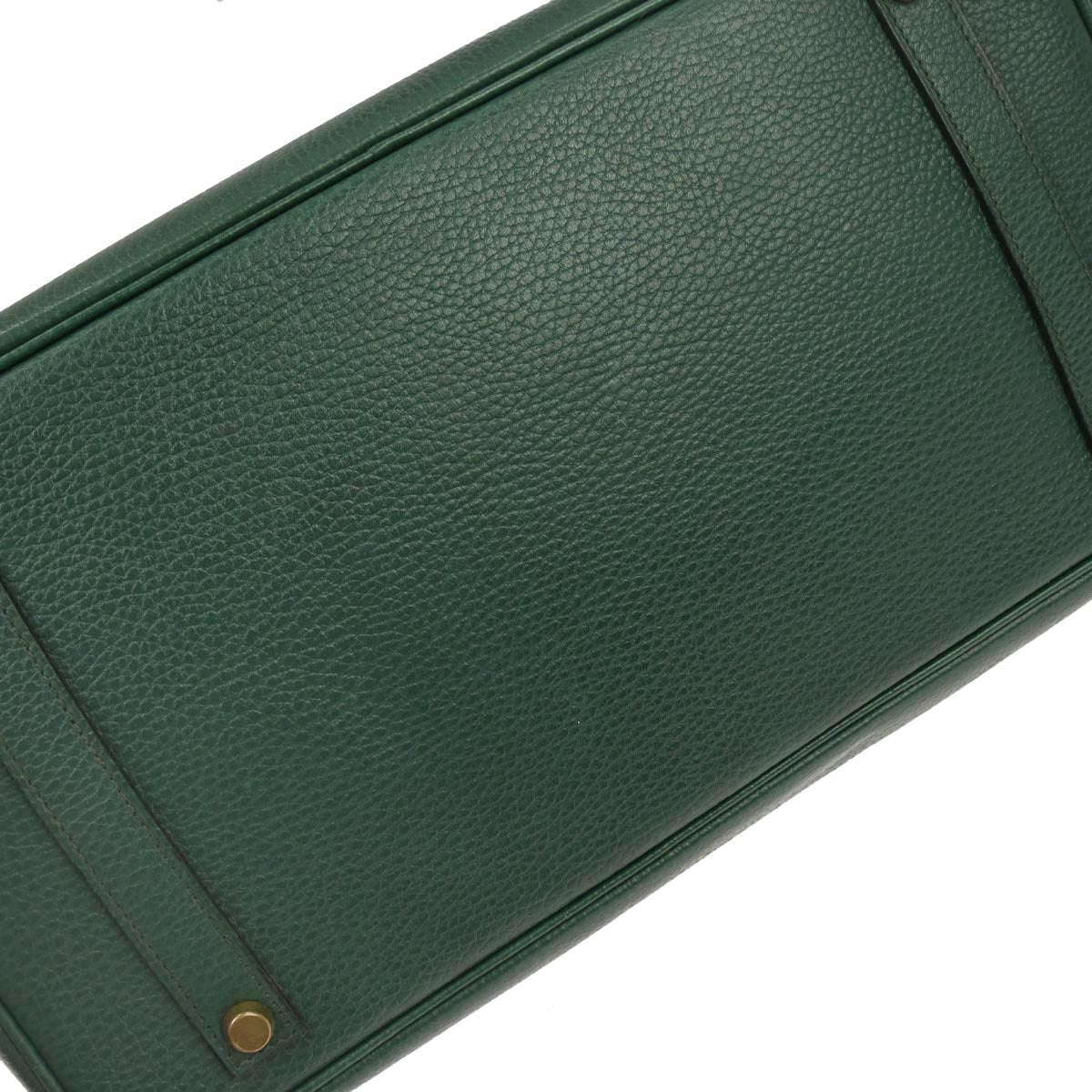 Hermes Vert Fonce Ardennes Birkin 35 Handbag