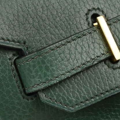 Hermes Vert Fonce Ardennes Birkin 35 Handbag
