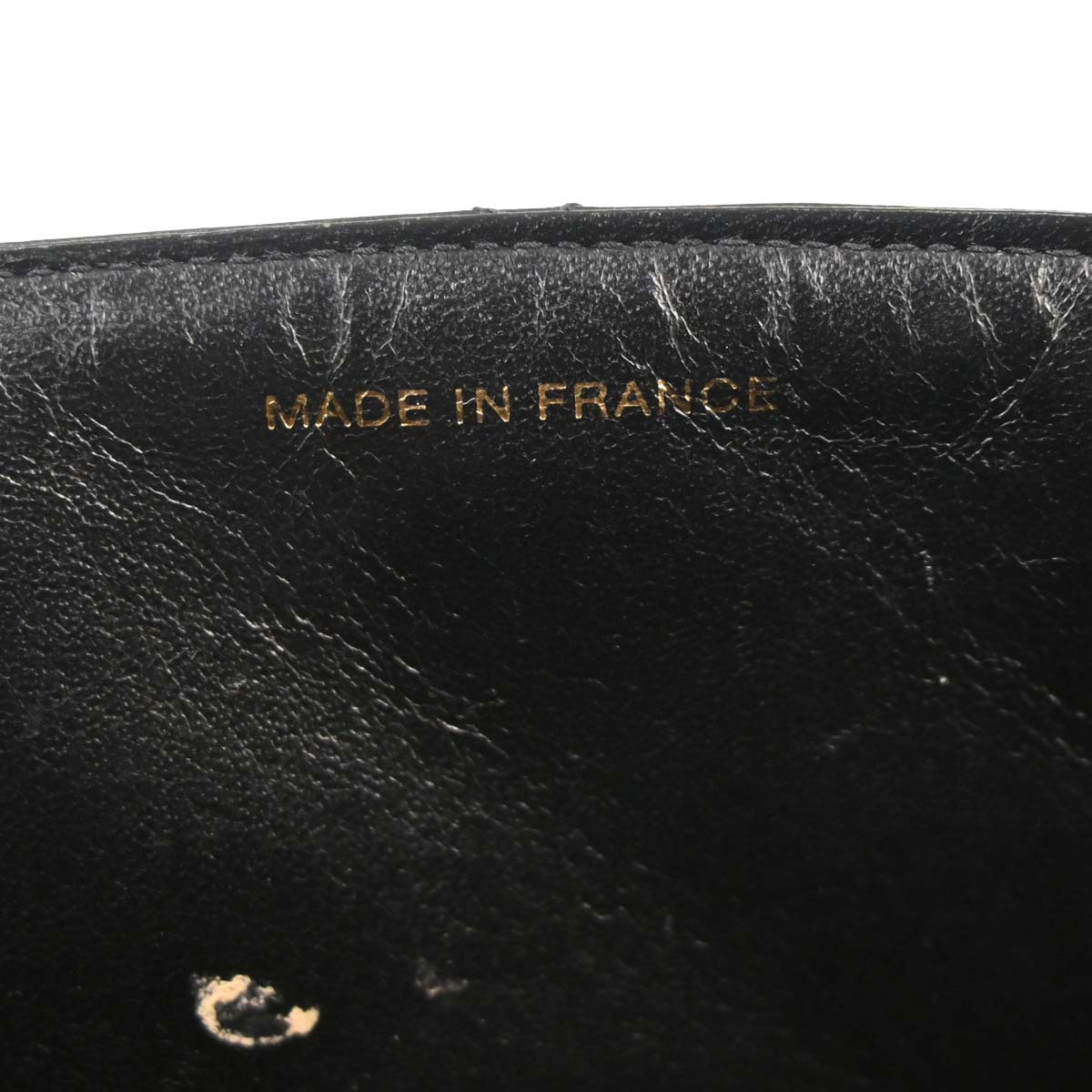Chanel 1996-1997 Black Lambskin Medium Single Flap Shoulder Bag