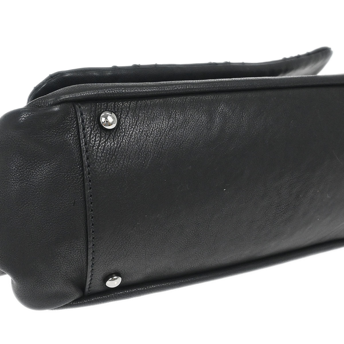 Chanel 2005-2006 Black Calfskin Accordion Flap Bag