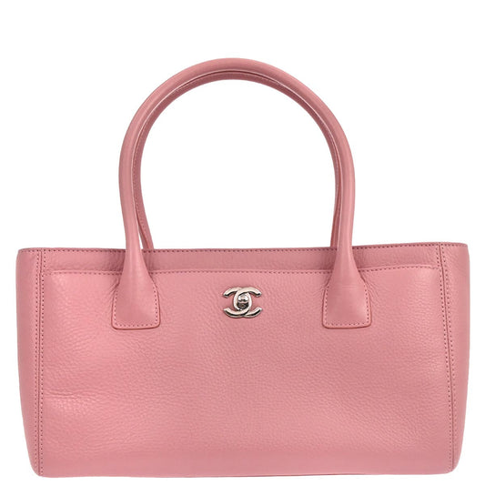 Chanel 2014-2015 Pink Deerskin Executive Cerf Tote Bag