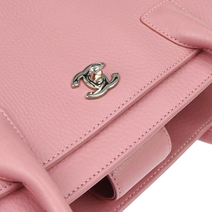Chanel 2014-2015 Pink Deerskin Executive Cerf Tote Bag