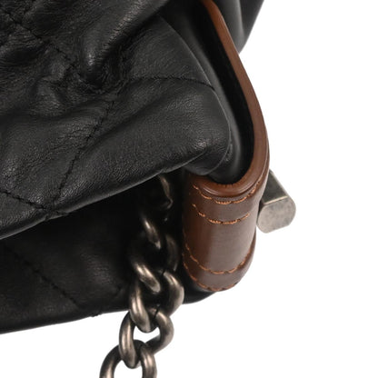 Chanel Black Lambskin Country Chic Tote Shoulder Handbag