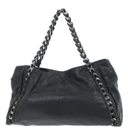 Chanel 2005-2006 Black Calfskin Luxury Line Tote Bag