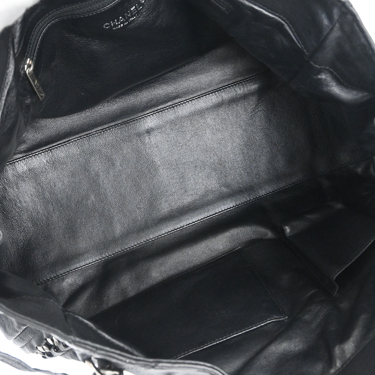 Chanel 2005-2006 Black Calfskin Luxury Line Tote Bag