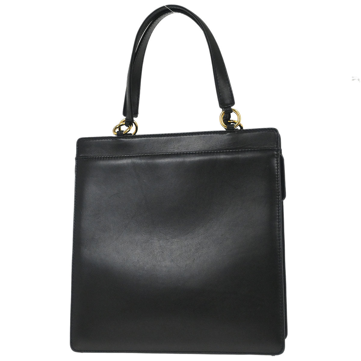 Chanel 1997-1999 Black Lambskin Tote Bag