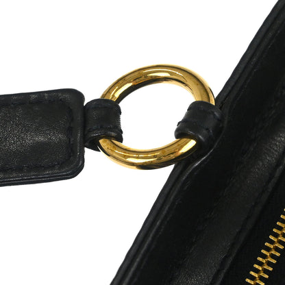 Chanel 1997-1999 Black Lambskin Tote Bag