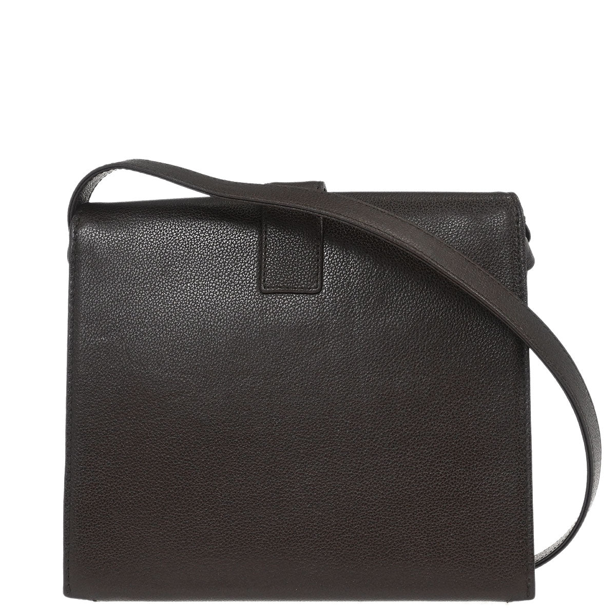 Chanel 1997-1999 Brown Calfskin Shoulder Bag