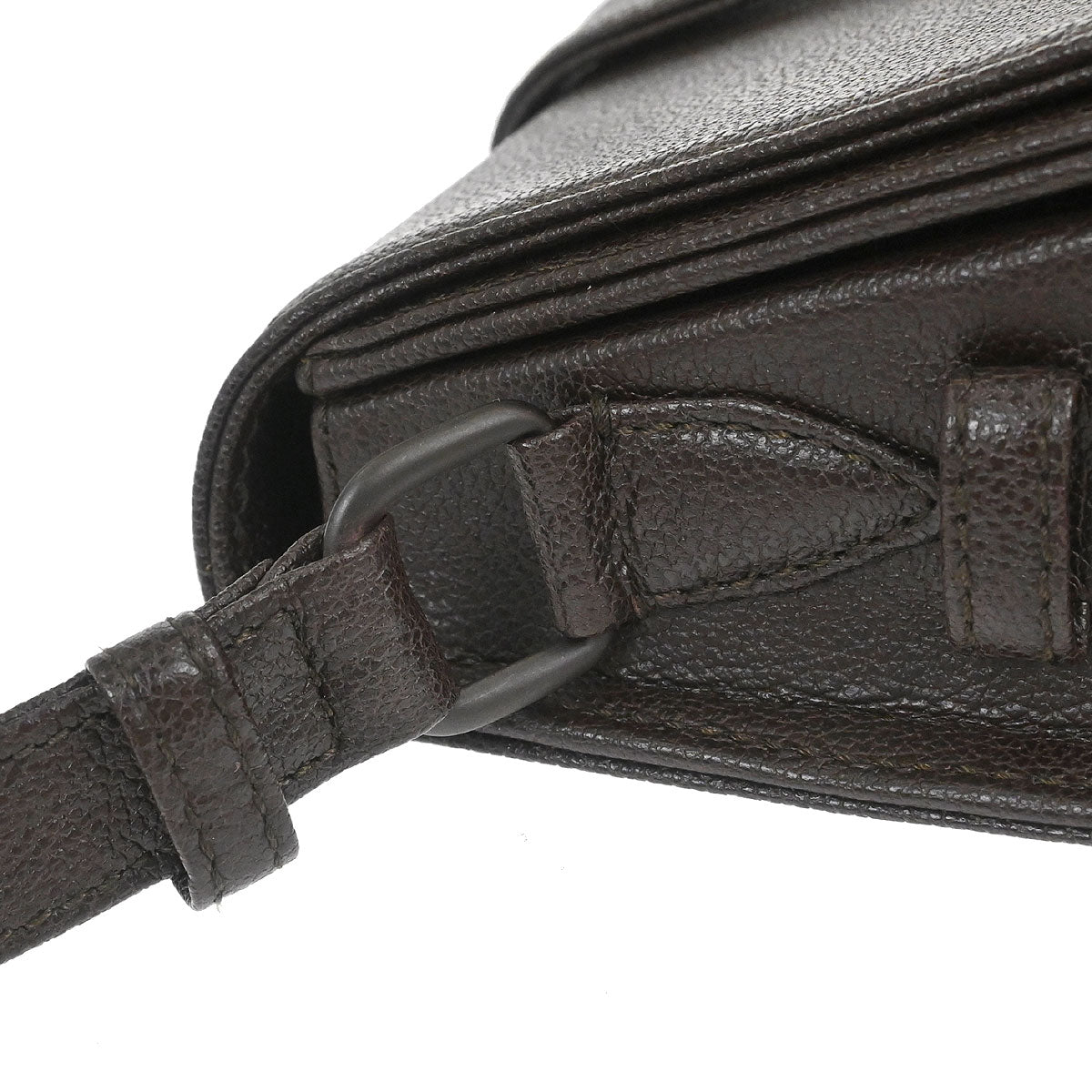 Chanel 1997-1999 Brown Calfskin Shoulder Bag