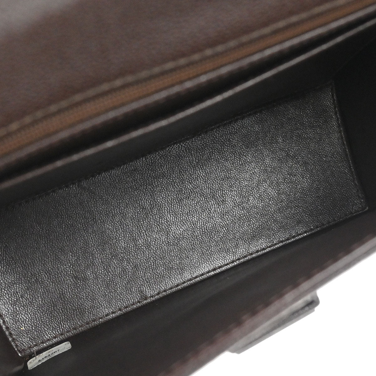 Chanel 1997-1999 Brown Calfskin Shoulder Bag