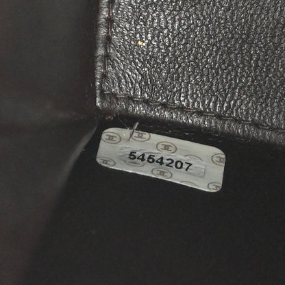 Chanel 1997-1999 Brown Calfskin Shoulder Bag