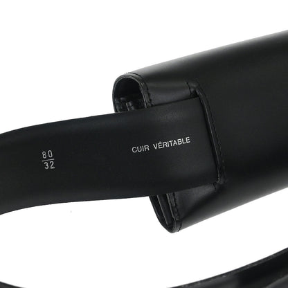 Chanel Black Calfskin Mademoiselle Lock Belt Waist Bum Bag #80/32