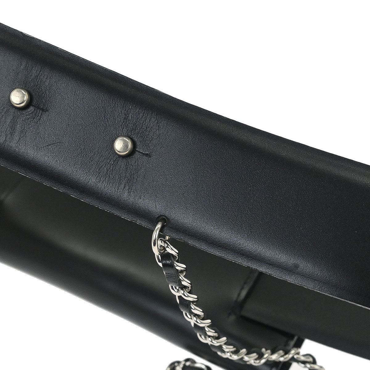 Chanel Black Calfskin Mademoiselle Lock Belt Waist Bum Bag #80/32