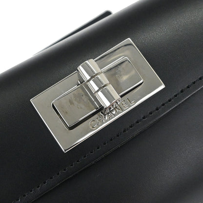 Chanel Black Calfskin Mademoiselle Lock Belt Waist Bum Bag #80/32