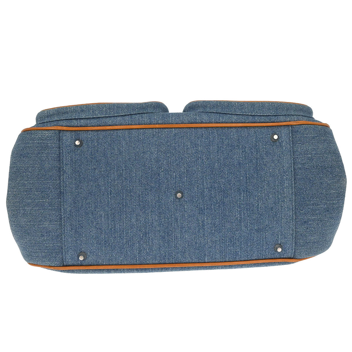 Christian Dior Blue Denim Detective Handbag