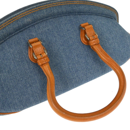Christian Dior Blue Denim Detective Handbag