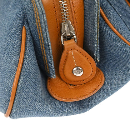 Christian Dior Blue Denim Detective Handbag