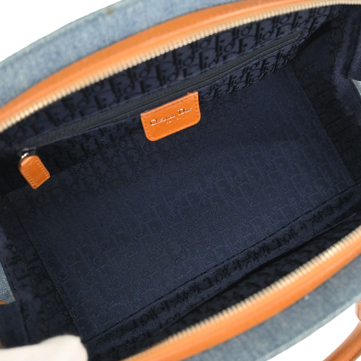 Christian Dior Blue Denim Detective Handbag