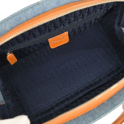 Christian Dior Blue Denim Detective Handbag