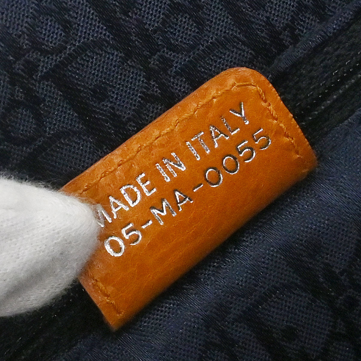 Christian Dior Blue Denim Detective Handbag