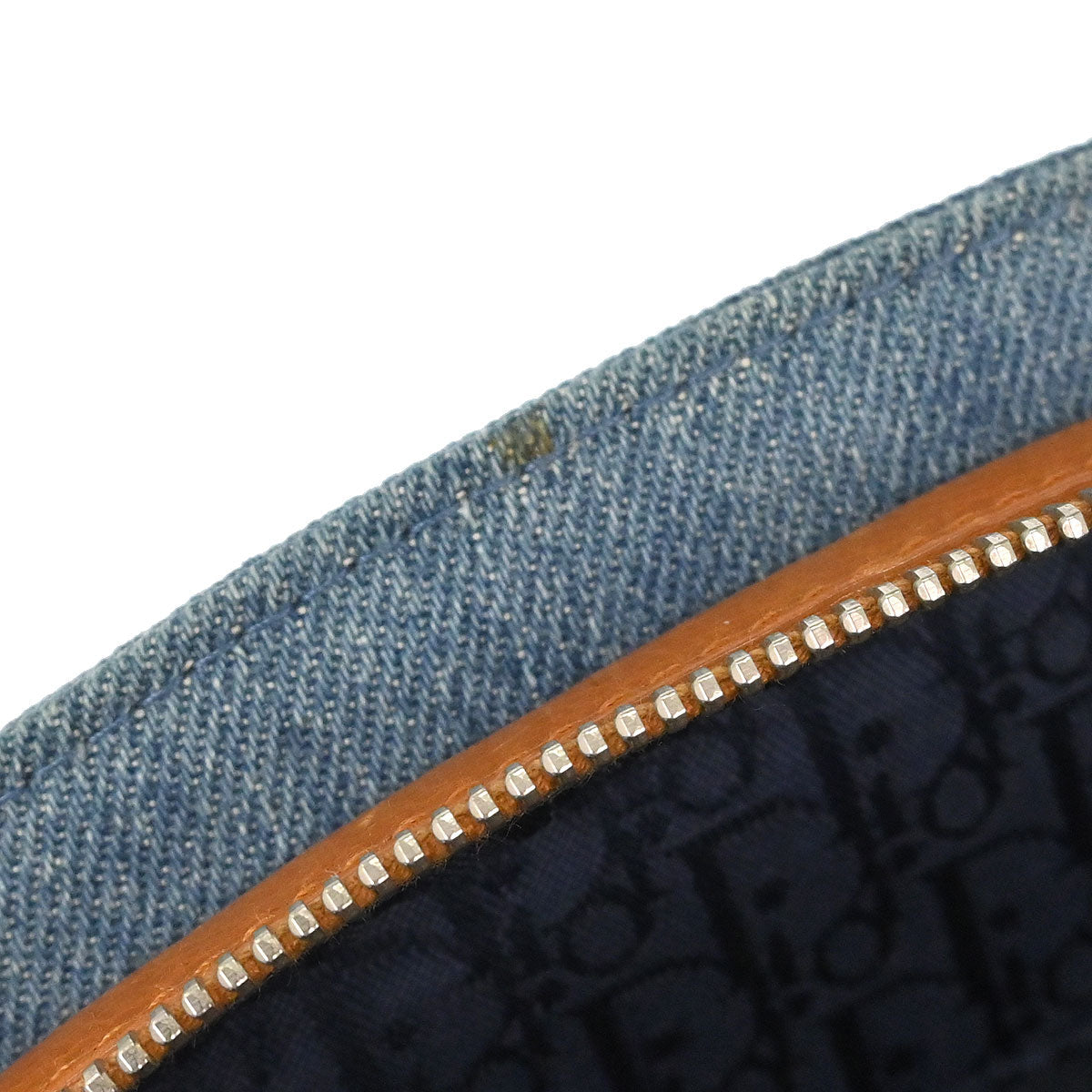 Christian Dior Blue Denim Detective Handbag