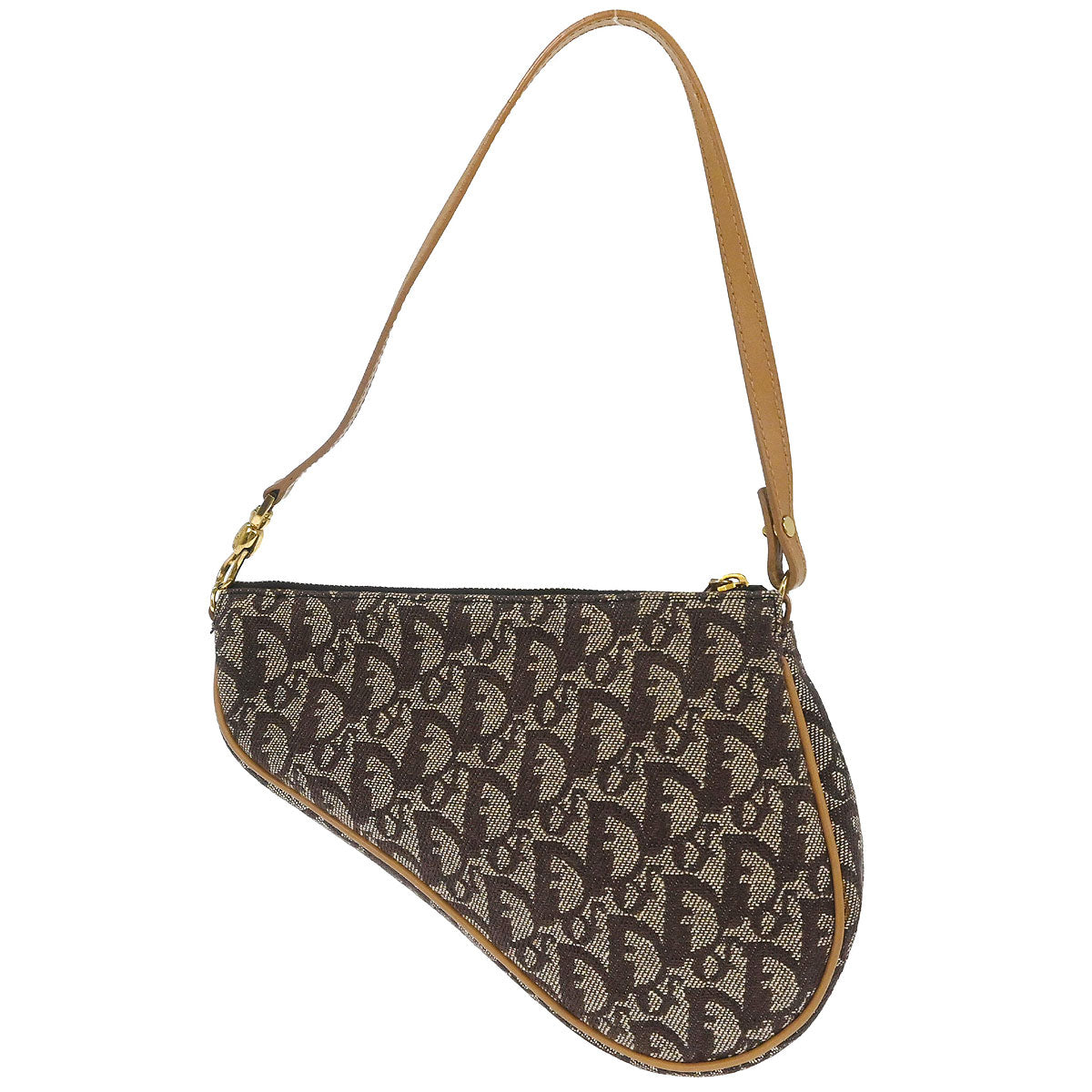 Christian Dior Brown Trotter Saddle Handbag