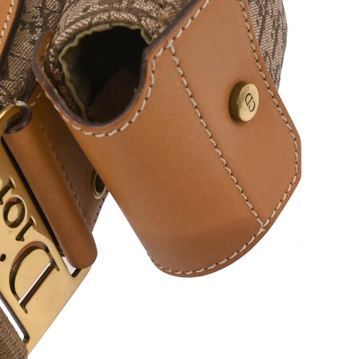 Christian Dior Brown Trotter Street Chic Columbus Shoulder Bag